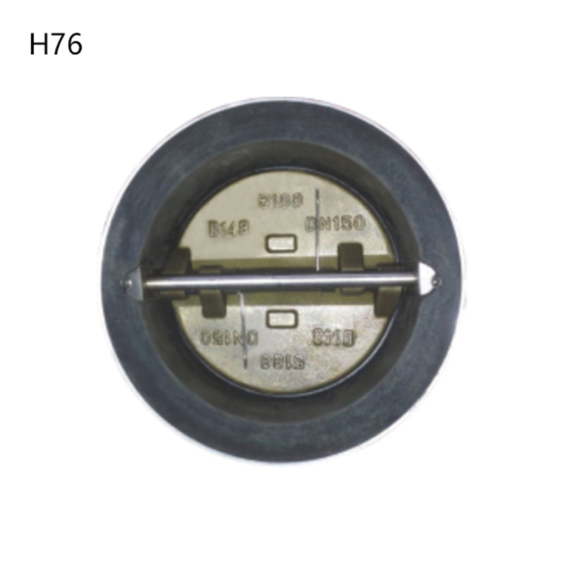 H76全襯內(nèi)置雙瓣對(duì)夾旋啟式止回閥